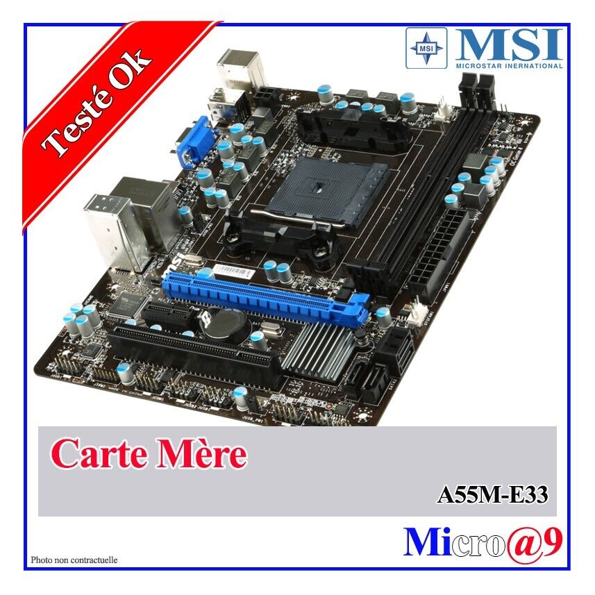 Msi Carte M Re A M E Format M Atx Socket Fm Ddr Test E