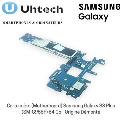 Carte mère (Motherboard) Samsung Galaxy S8 Plus SM-G955F 64 Go - Origine Démonté small picture n° 3