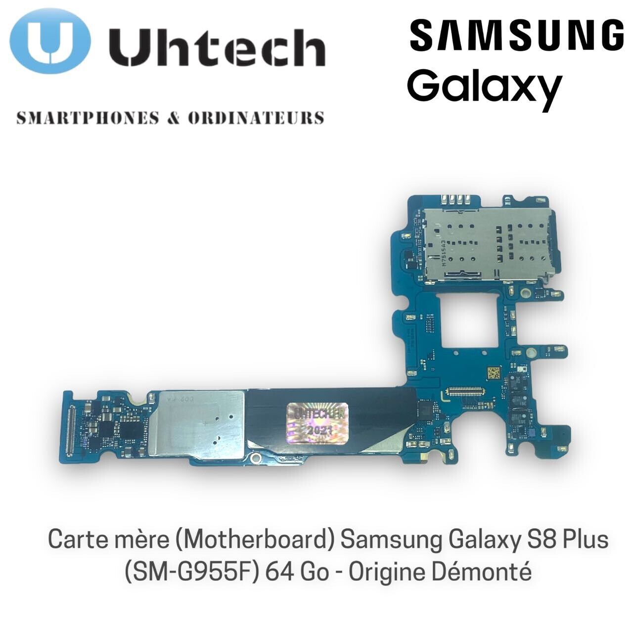 Carte mère (Motherboard) Samsung Galaxy S8 Plus SM-G955F 64 Go - Origine Démonté n° 2