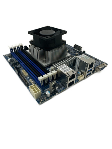 Carte mère NAS Gigabyte MJ11-EC1 AMD EPYC Embedded 3151 4x2,7 Ghz Mini-ITX DDR4 small picture n° 1