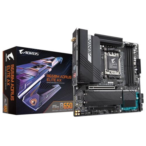 Gigabyte B M Aorus Elite Ax Carte M Re Micro Atx Am Amd B Ddr