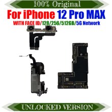 Carte mère GSM/WCDMA/5G/LTE originale débloquée pour iPhone 12 PRO/MAX, fonctionnelle, avec mises à jour iOS, circuit imprimé principal