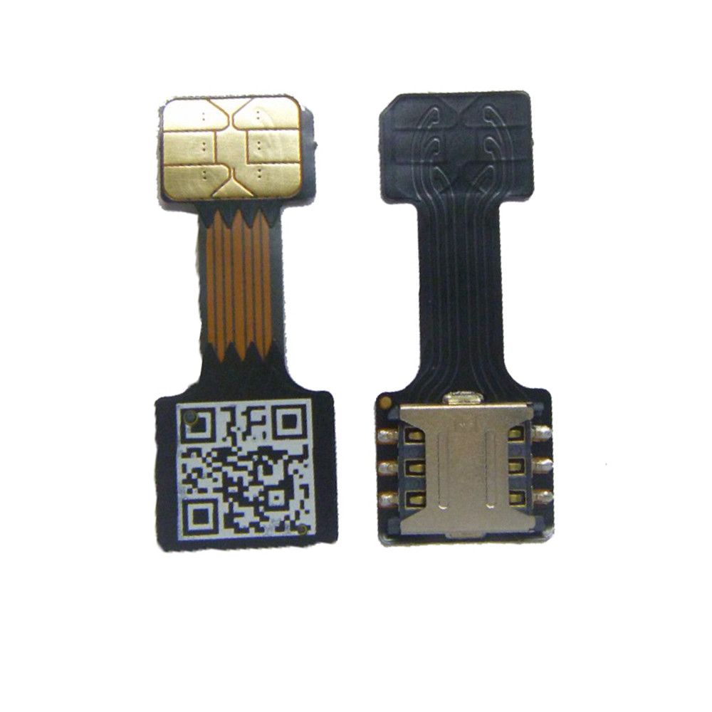 Adaptateur double carte SIM noir pour Android 2 Nano SIM NANO-SD, 1 pièce, convertisseur de carte mémoire pour XIAOMI REDMI NOTE 3 4 3s PRO