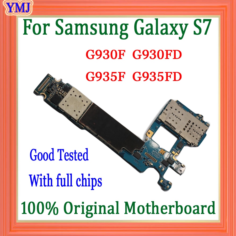 Carte mère 100% originale avec puces complètes, pour Samsung Galaxy S7 edge G935F G935FD