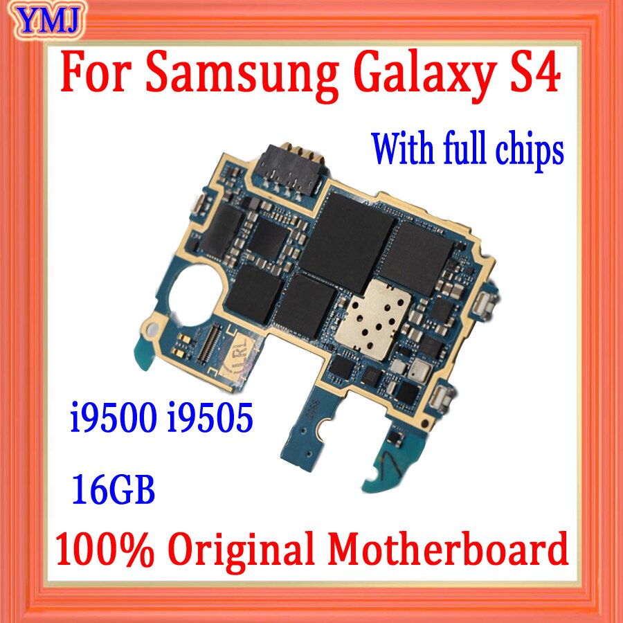 Carte mère 16 go pour Samsung Galaxy S4 i9505/i9500, système officiel, circuit imprimé complet complet avec puces, bon fonctionnement, livraison gratuite
