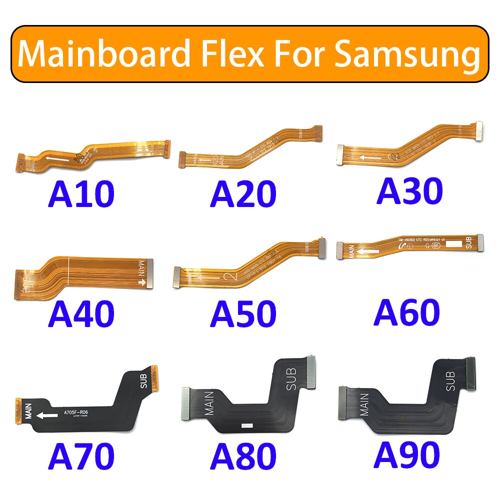Pièces de réparation de carte mère Samsung, câble flexible de connecteur de carte mère pour A10 A20 A30 A40 A50 A60 A70 A80 A90