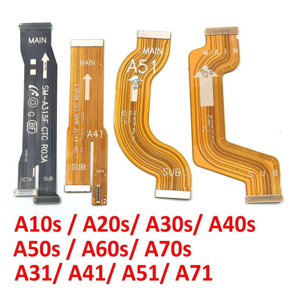 Câble flexible de connecteur de carte mère, pour Samsung Galaxy A10S A20S A21S A30S A40S A50S A60S A70S A31 A41 A51 A71