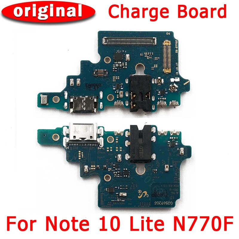 Port de Charge Original pour Samsung Galaxy Note 10 Lite Note 10 N770F, carte de Charge USB, PCB Dock, plaque de connecteur, pièces de rechange flexibles