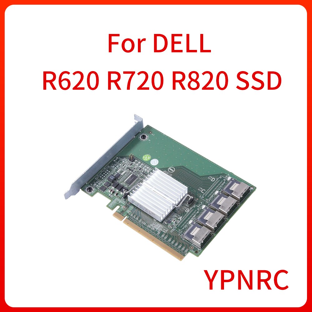 Gamme de cartes YPNRC 0 pour Dell R620, R720, R820 SSD, PCI-E SSD, 4 ports, SAS Bridge, carte d'extension, Original