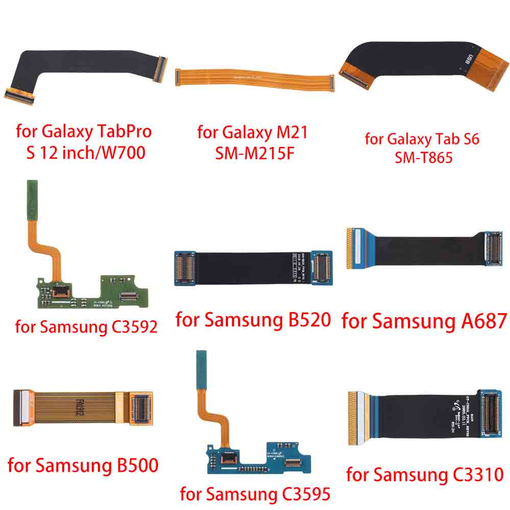 Câble flexible de carte mère pour Galaxy TabPro S 12 pouces, W700/M21/Tab S6/C3592/B520/A687/B500/C3595/C3310/Tab S2 9.7/M31s/Note20 5G