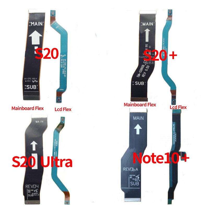 Câble de connecteur de carte mère flexible, pour Samsung Galaxy S20 S20 + S20 Ultra Note 10 + G980 G985 G988 N975 N976