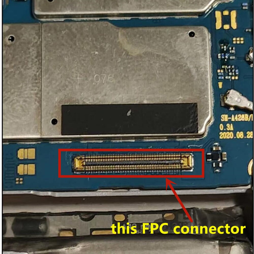 Connecteur de carte mère pièces/sac FPC pour Samsung A42 A51 A71 A40 A50, 5