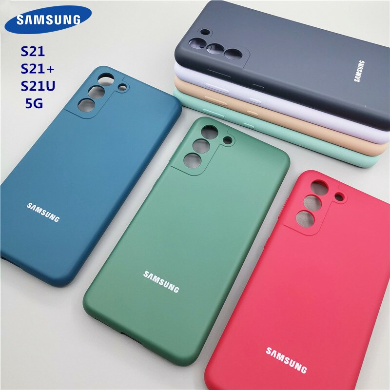 Coque de téléphone Samsung Galaxy S21 Ultra Plus 5G S21FE, étui de protection en Silicone soyeux pour S21 + S21Plus S21Ultra