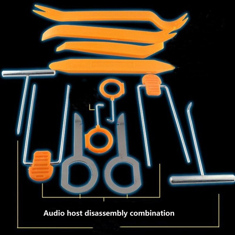 Outil de démontage audio, pour Audi A4 B6 B7 B8 A3 A6 C5 Q7 A1 A5 A7 A8 Q2 Q3 Q7 Q5 R8 TT S3 S5 S6 s7 12 pièces/ensemble