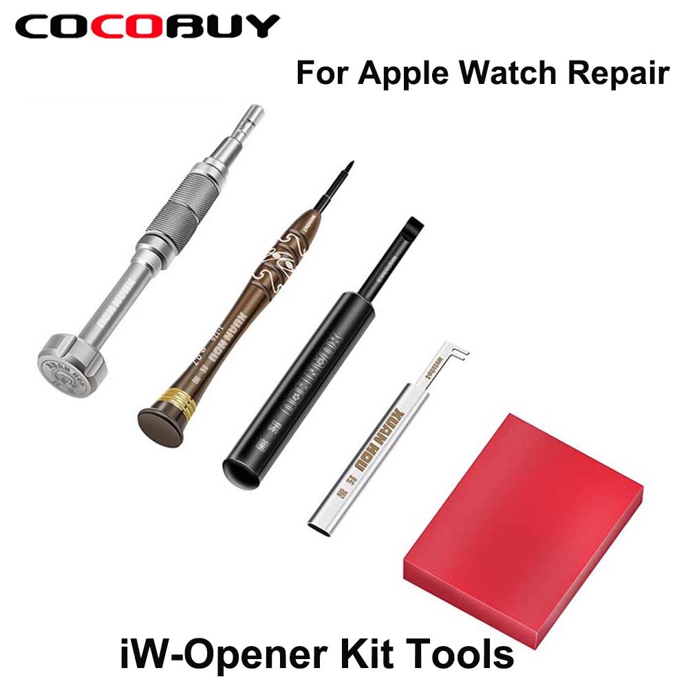 IW  Kit d'ouverture de montre, outil de démontage pour Apple Watch S6 S5 S4 S3 S2 écran LCD batterie câble flexible outils de réparation