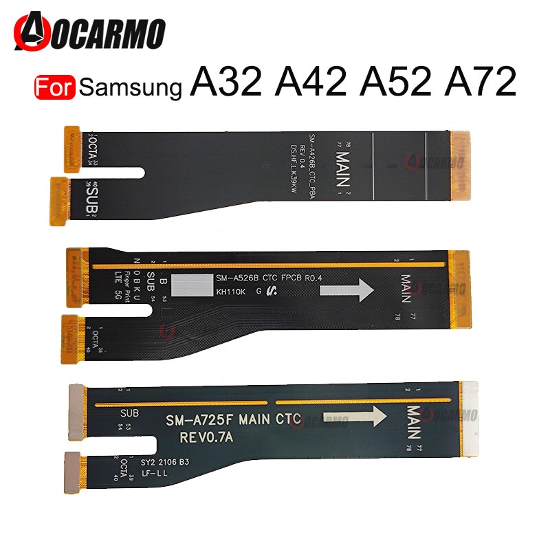 Connecteur de carte mère pour Samsung Galaxy A42, A52, A72, A32, câble flexible, pièce de rechange