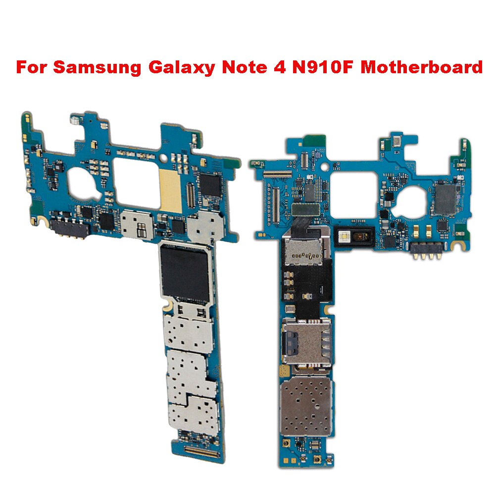 Carte mère 32 go originale débloquée en usine pour Samsung Galaxy Note 4 N910F, entièrement testée, circuit imprimé complet avec puces