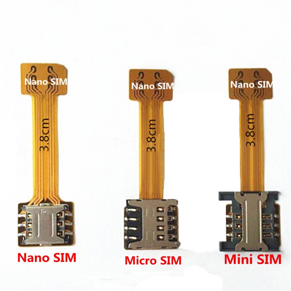 Adaptateur Double carte Micro SD hybride, 5 pièces/lot, pour extension Android 2 Nano, adaptateur Micro SIM pour XIAOMI REDMI NOTE 3 4 3s