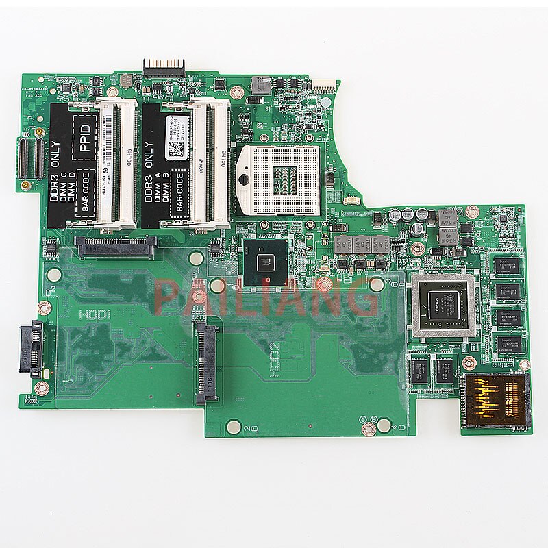 PAILIANG  carte mère pour ordinateur portable DELL XPS 17 L701X, 4 emplacements pour mémoire vive DDR3, entièrement testé, 3D, 053JR7