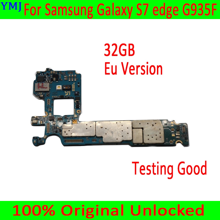 Carte mère 100% originale pour Samsung Galaxy S7 edge G935F G935FD G930F G930FD, Version européenne, puces, version officielle