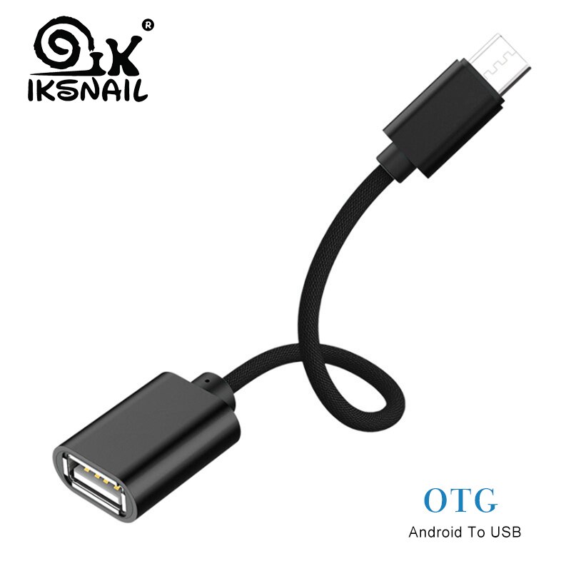 IKSNAIL  adaptateur Micro USB 2.0 OTG, pour téléphones mobiles, tablettes, clavier, clé USB, Samsung Galaxy S3 S4 S6 S7 S2, Xiaomi