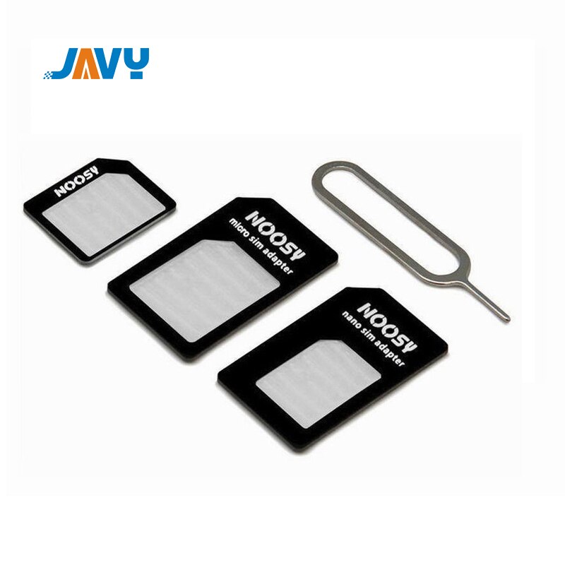 4 en 1 Micro Nano SIM Carte Adaptateur Kit de Connecteur Pour iPhone 6 7 plus 5 S Huawei P9 lite Xiaomi Note 4 Pro 3S Mi5 sims titulaire