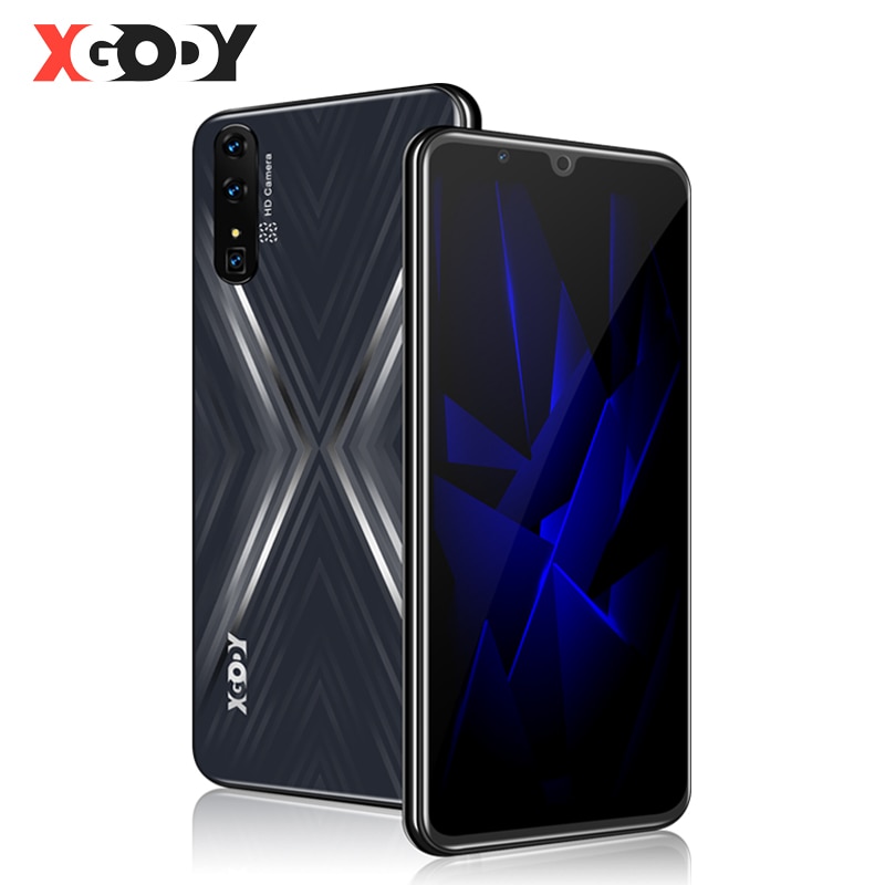 XGODY  Smartphone double SIM Mate X 16 Go sous Android 9.0, téléphone portable, 2 Go de RAM, processeur MTK6580 Quad-core, écran 18:9 de 15 cm, caméra 5 Mpx, connectivité WiFi et 3G, batterie de 2800 mAh, fonction GPS