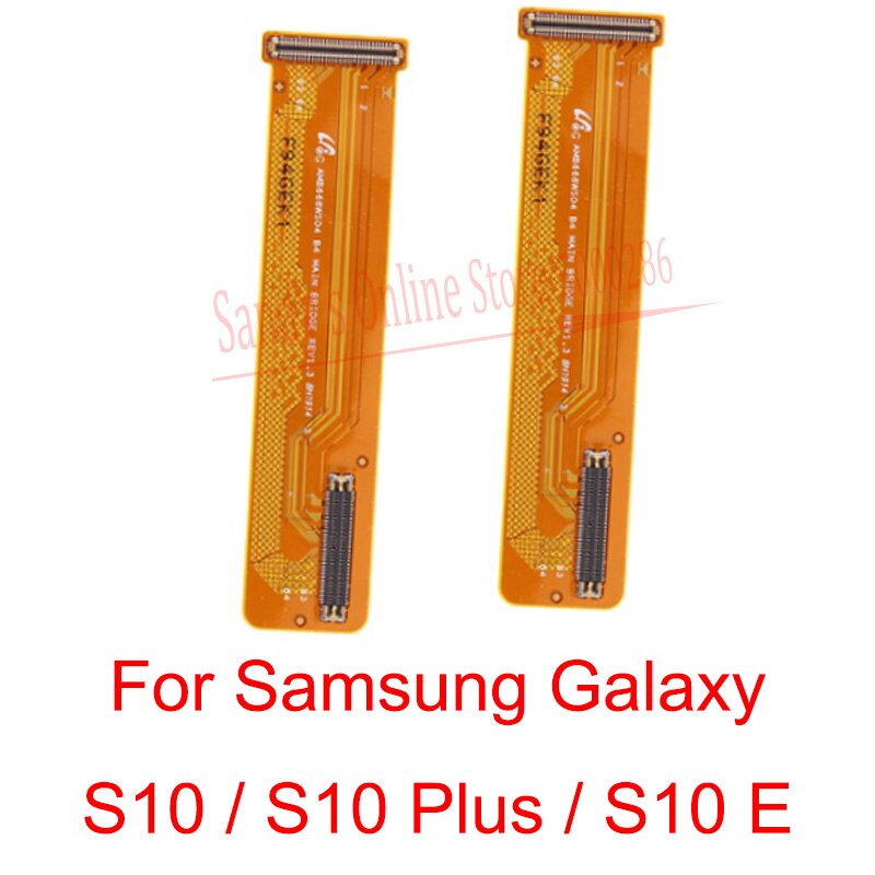 Carte mère pour Samsung Galaxy S10 / S10 Plus / S10 E S10 + S10E, câble USB flexible, carte mère