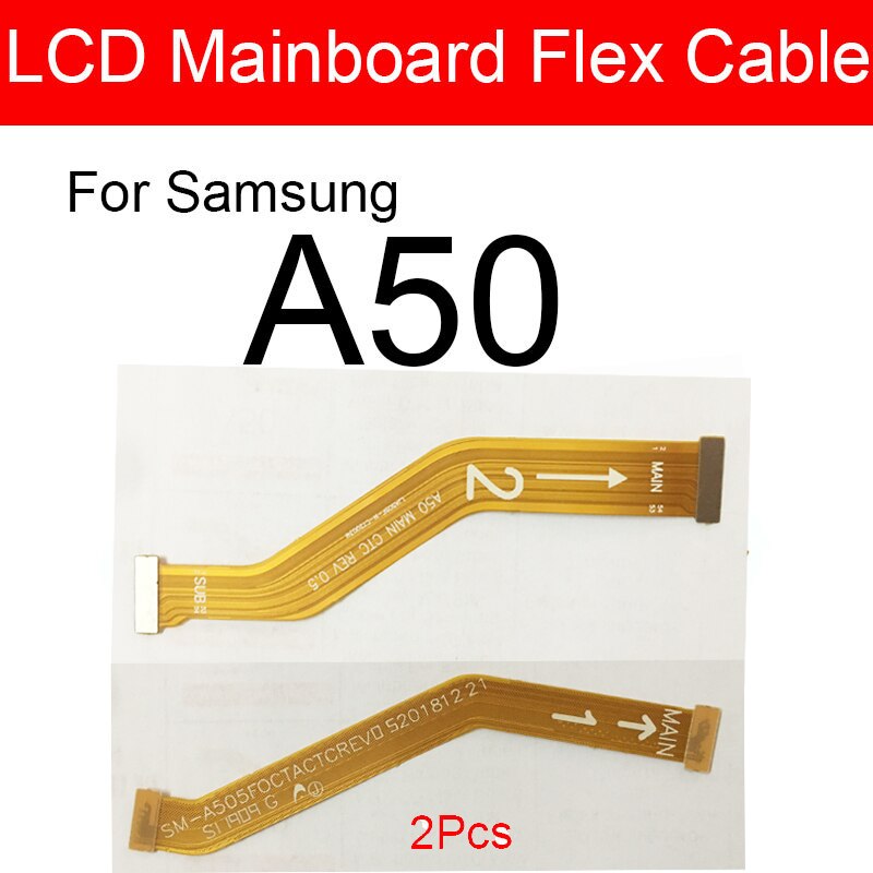 Câble flexible d'affichage à cristaux liquides de carte mère principale de carte mère pour Samsung Galaxy A50 SM-A505FD
