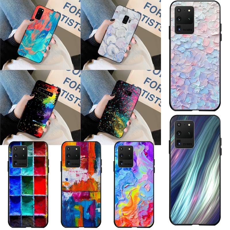 CUTEWANAN  coque de téléphone Samsung S20 plus Ultra, S6, S7 edge, S8, S9 plus, S10, 5G, peinture pigmentée, peinture, peinture, Bling, pas cher, DIY bricolage