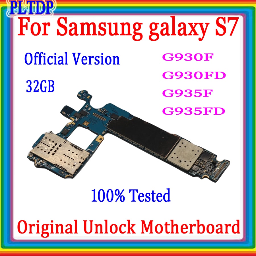 Carte mère pour Samsung Galaxy S7 Edge G935F G935FD G930F, carte Sim simple et double, originale débloquée