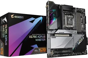Carte mère AMD GIGABYTE X670E AORUS MASTER AM5 étendue ATX