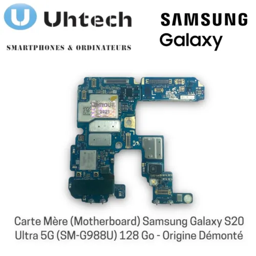 Carte Mère Samsung Galaxy S20 Ultra 5G (SM-988U) 128 Go - Origine Démonté