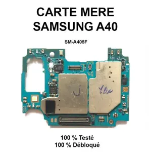 Original Samsung Galaxy A40 SM-A405F Carte Mère 100% Testé