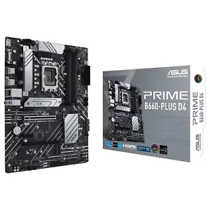 ASUS PRIME B660-PLUS D4 | Carte Mère ATX Socket LGA1700 Intel B660Express 4xDDR4