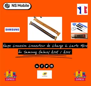 Nappe Connexion Connecteur de Charge à Carte Mère du Samsung Galaxy A20E/A202