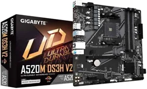 Gigabyte A520M DS3H V2 : Carte mère AMD Ryzen AM4 Micro ATX