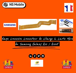 Nappe Connexion Connecteur de Charge à Carte Mère du Samsung Galaxy A10/A105F