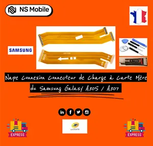 Nappe Connexion Connecteur de Charge à Carte Mère du Samsung Galaxy A30S / A307