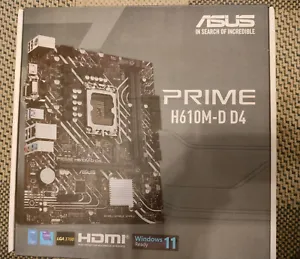 ASUS PRIME H610M-D D4 - Carte mère Micro ATX Socket 1700 Intel H610 Expr --NEUVE