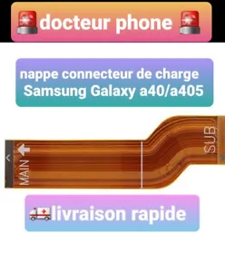 NAPPE CONNEXION CONNECTEUR DE CHARGE À CARTE MÈRE DU SAMSUNG GALAXY A40 A405 🚨
