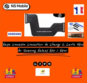 Nappe Connexion Connecteur de Charge à Carte Mère du Samsung Galaxy A80 / A805