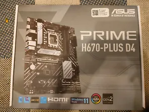 ASUS PRIME H670-PLUS D4 - Carte mère ATX Socket 1700 Intel H670 Express *- NEUVE