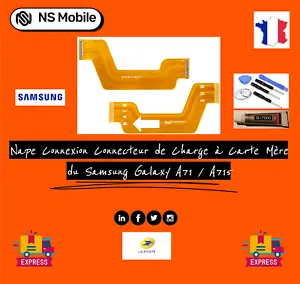 Nappe Connexion Connecteur de Charge à Carte Mère du Samsung Galaxy A71 / A715