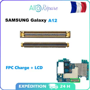 Connecteur FPC LCD + Charge Carte Mère / NAPPE Pour Samsung Galaxy A12 SM-A125