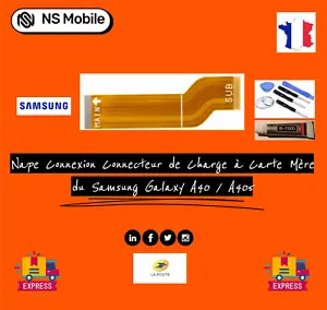 Nappe Connexion Connecteur de Charge à Carte Mère du Samsung Galaxy A40 / A405