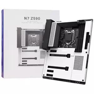NZXT N7 Z590 White | Carte Mère ATX Socket Intel LGA1200 DDR4 PCI-E 4.0 16x WiFI