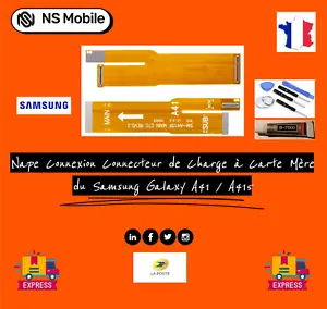 Nappe Connexion Connecteur de Charge à Carte Mère du Samsung Galaxy A41 / A415