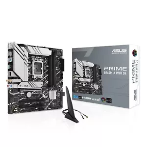 ASUS PRIME B760M-A WIFI D4 | Carte Mère Micro ATX LGA1700 Intel B760Express DDR4