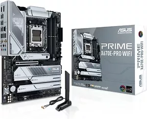 Carte mère ASUS Prime X670E-Pro WiFi AMD AM5 Ryzen ATX DDR5, WIFI 6E,2x2 Type-C